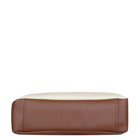 Printed Leather Shoulder Tote Bag for Women – Top Handle Handbag Purse Work - Picture 7 of 9